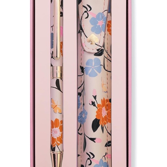 NIB ~ Kate Spade New York Floral Stylus Pen and Pouch set - Picture 3 of 3